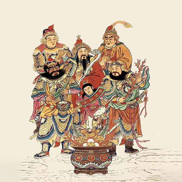 Five Wealth Gods, Attracting Wealth and Wealth