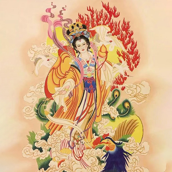 Jiutian Xuannv, also commonly known as Xuannv Niangniang or the Goddess of the Nine Heavens