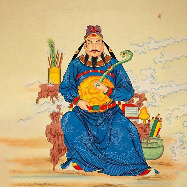 The Emperor Wenchang is the patron saint of scholars, academia and official careers